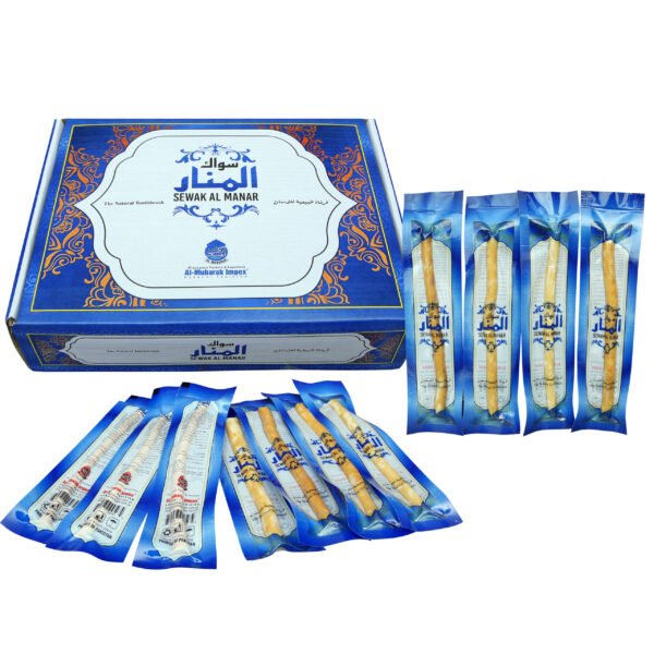 سواك المنار أراك معبأ – علبة 20 عود